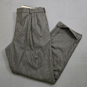 Brooks Brothers 1818 Madison Men 38 Gray Super 120's Wool Pleated Dress Pants